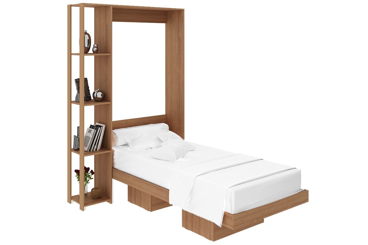 Cama Dobrável Multifuncional Articulada CM8013 - Tecno MobiliAmêndoa