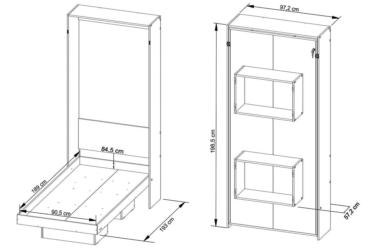Cama Dobrável Multifuncional Articulada CM8015 - Tecno Mobili Cama Dobrável Multifuncional Articulada CM8015 - Tecno Mobili