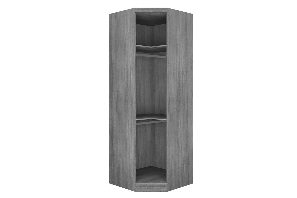 Quarto Modulado Solteiro Rizon 5 Peças (1 Closet + 2 Guarda Roupas + 1 Complemento + 1 Cabeceira) QC210 - N. Horizonte