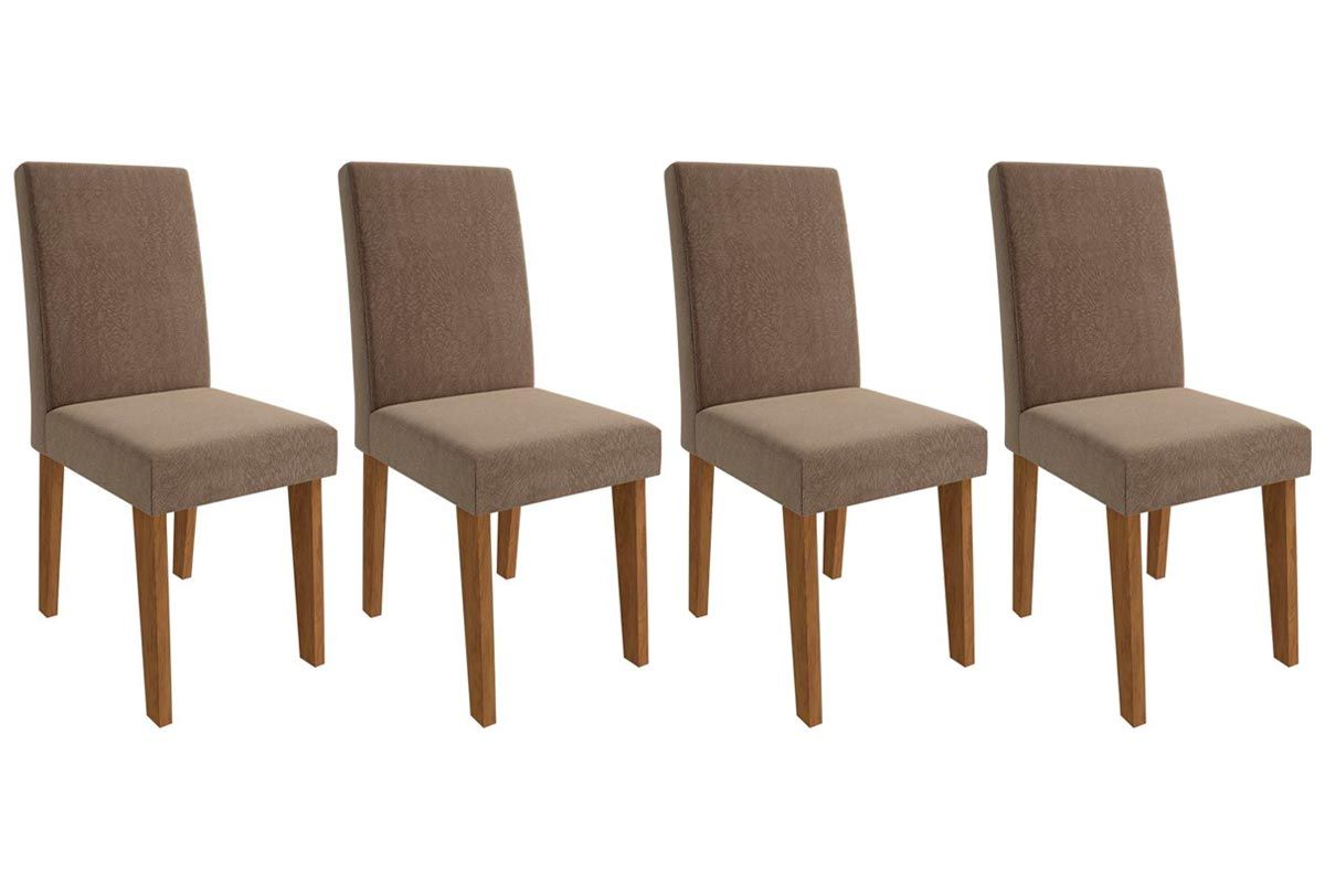 Cadeira Jantar Milena Kit 4 Un Cimol