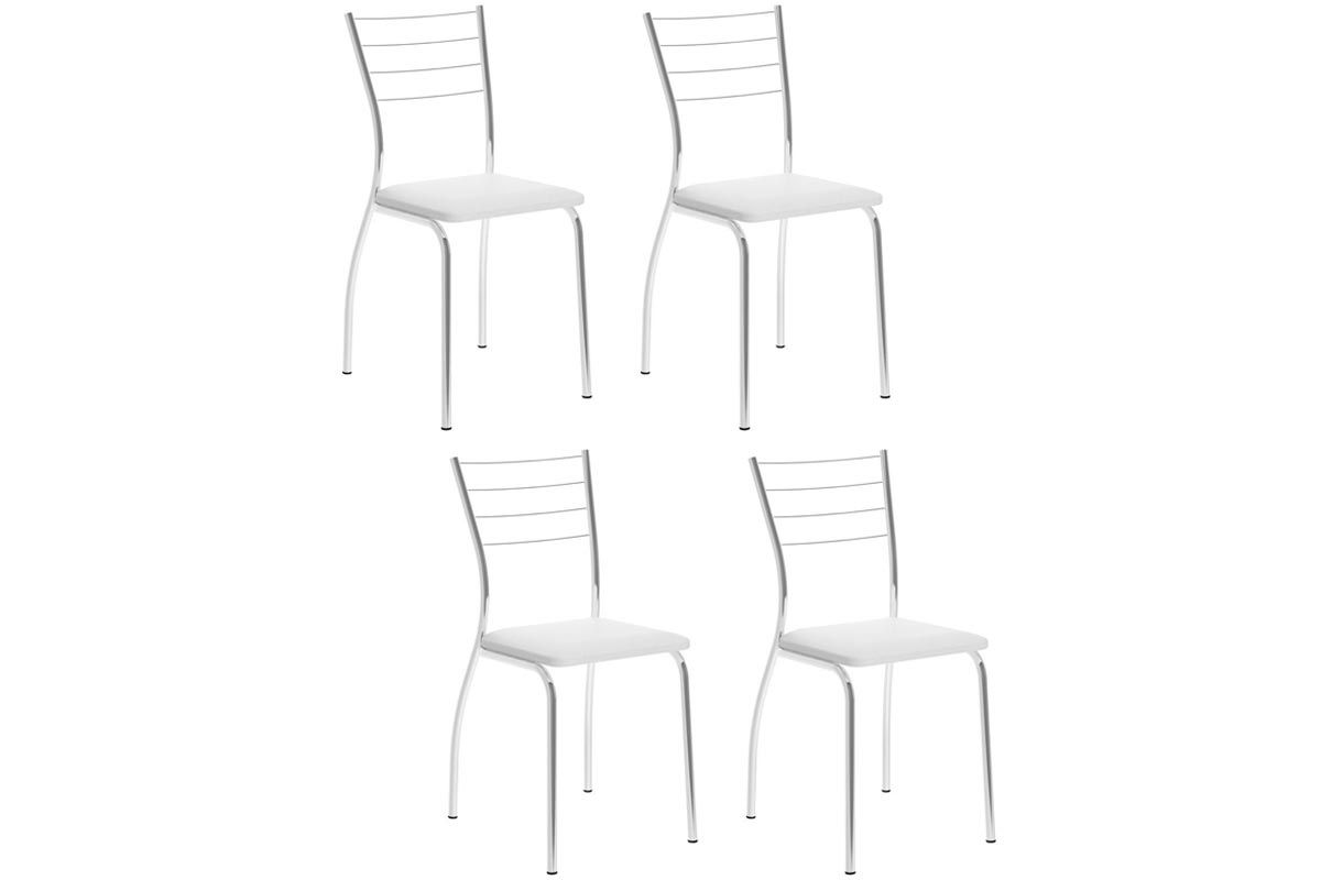 Cadeira Jantar 1700 Kit 4 Un Carraro