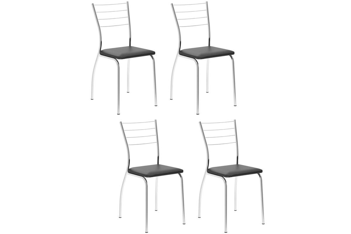 Cadeira Jantar 1700 Kit 4 Un Carraro