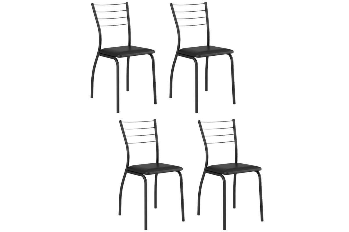 Cadeira Jantar 1700 Kit 4 Un Carraro