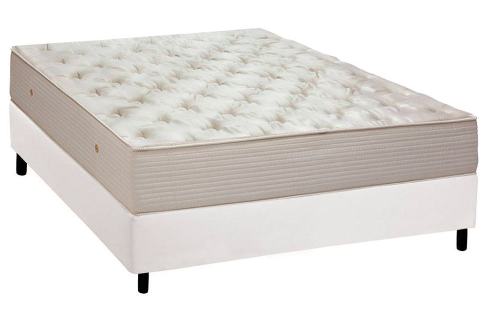 Cama Box CRC +Colchão Molas Orthotel SLX Ortobom