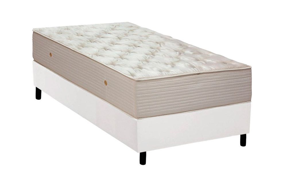 Cama Box CRC +Colchão Molas Orthotel SLX Ortobom