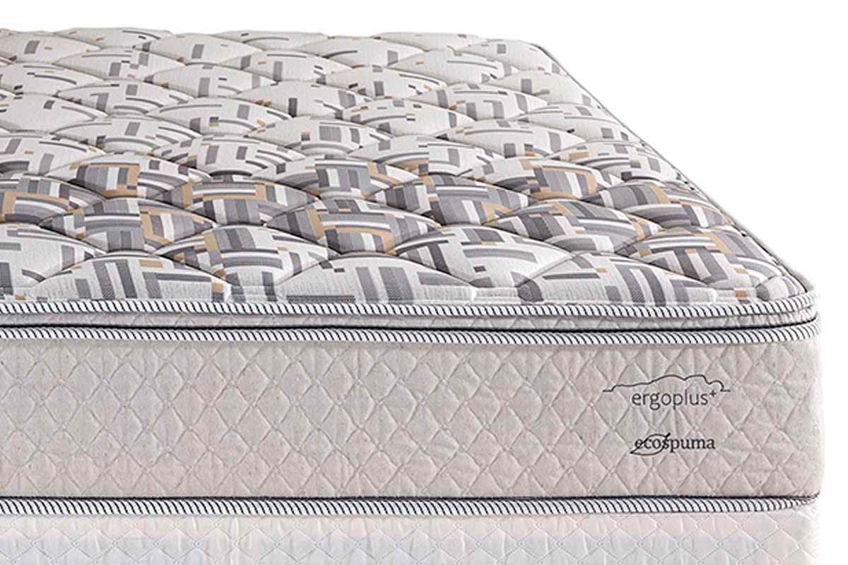 Cama Box Baú CRC +Colchão Ortopédico ErgoPlus Herval