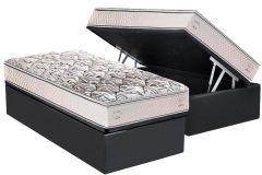 Cama Box Baú Filhão +Colchão Ortopédico ErgoPlus Herval