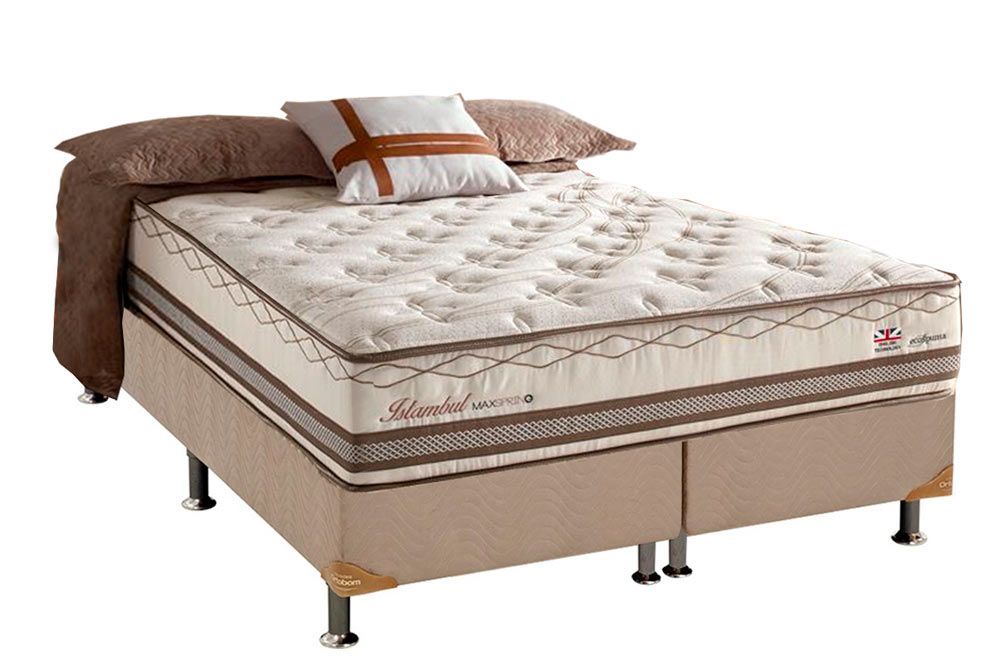 Cama Box CRC +Colchão Molas Istambul Herval