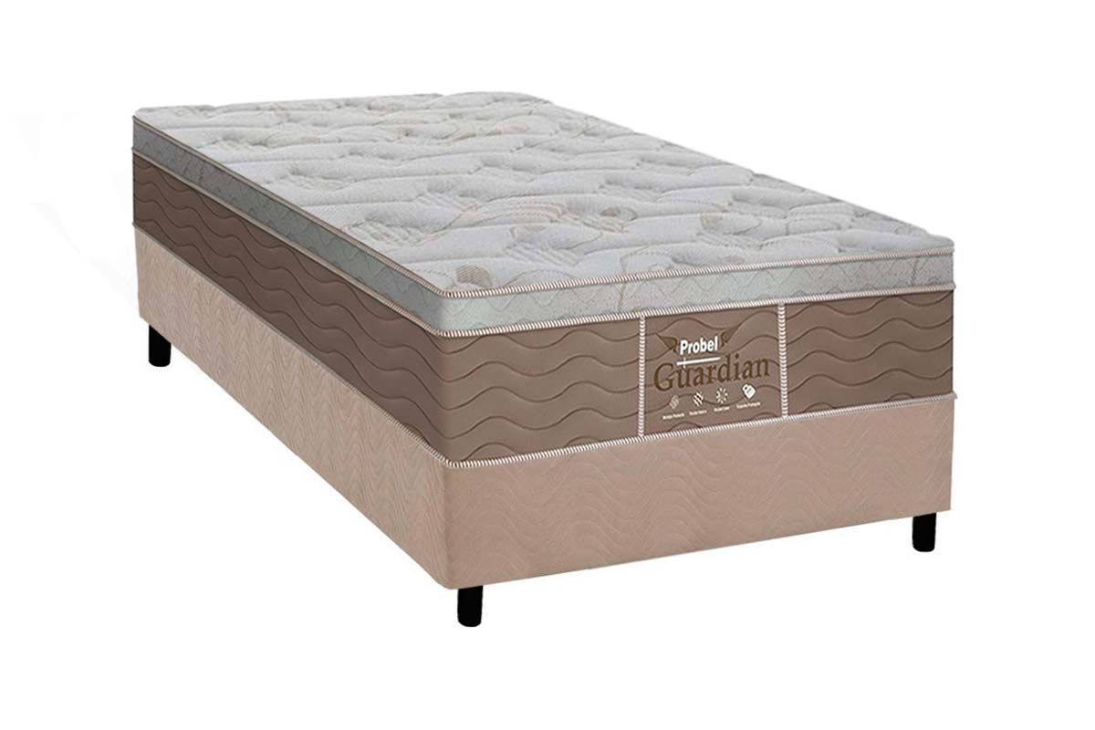 Cama Box CRC +Colchão Molas Guardian Probel