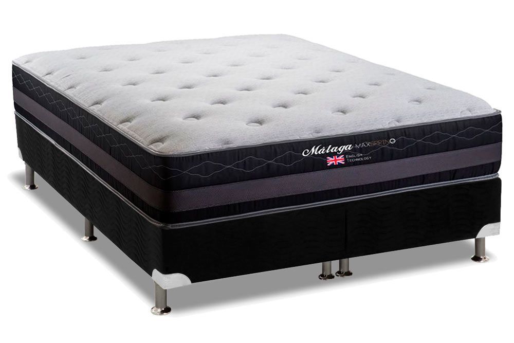 Cama Box CRC +Colchão Molas Málaga Herval