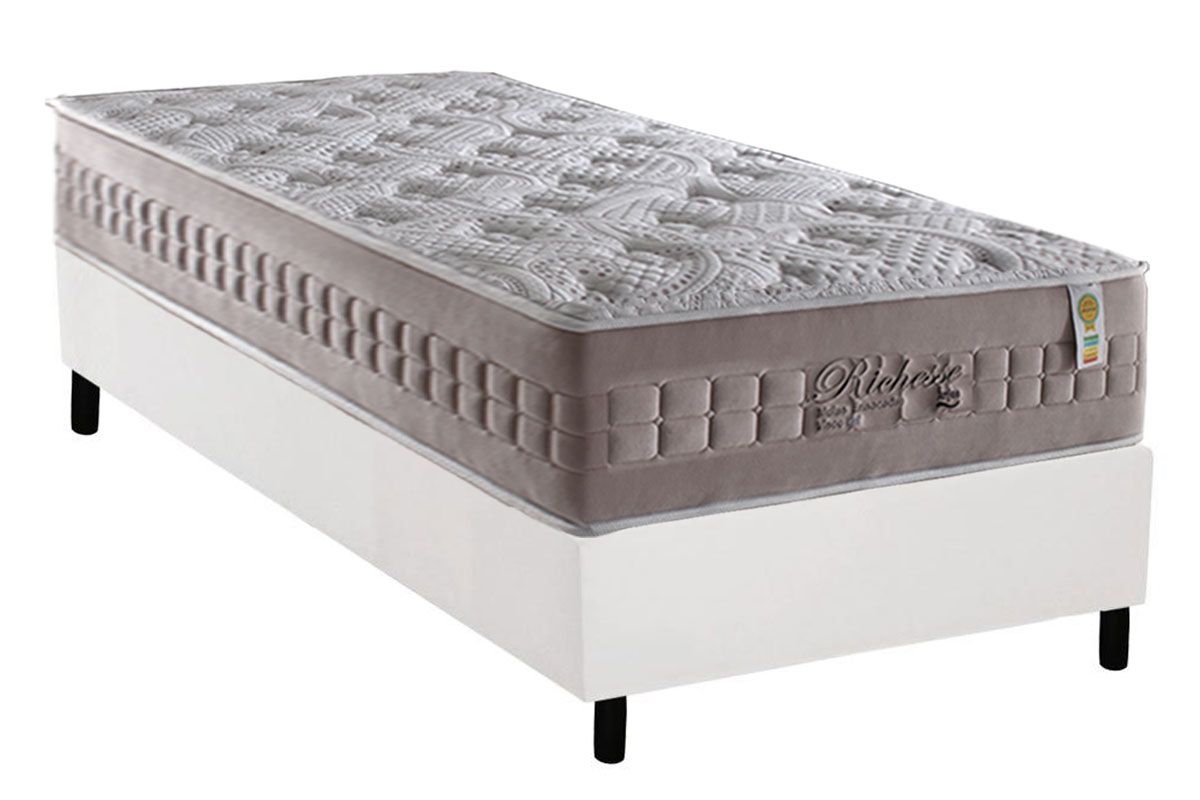 Cama Box CRC +Colchão Molas Richesse Anjos