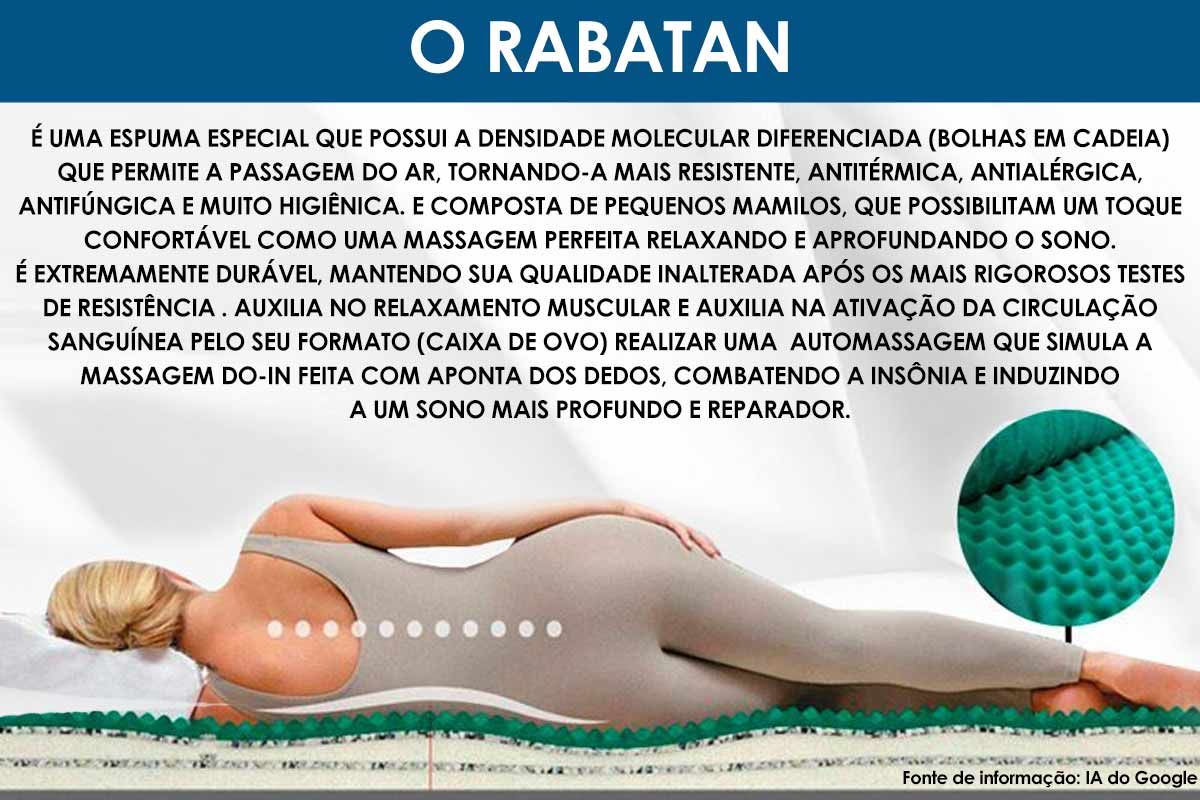 Cama Box CRC +Colchão c/Massagem Commodite Anjos