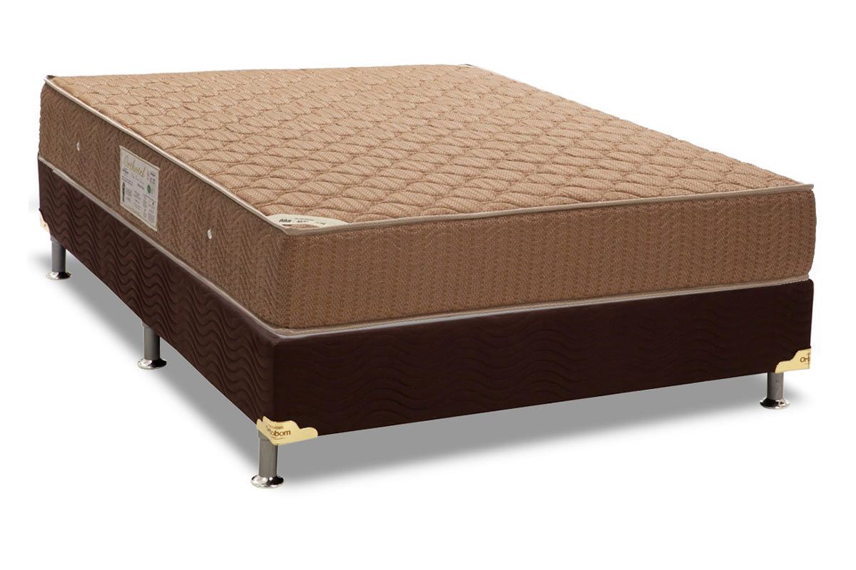 Cama Box CRC +Colchão Molas Orthotel Ortobom
