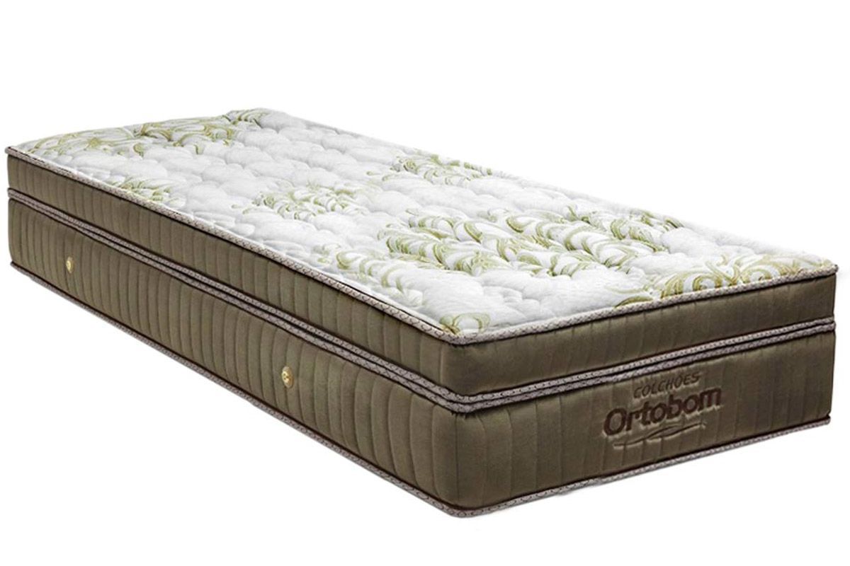Cama Box CRC +Colchão Molas Gold Ortobom