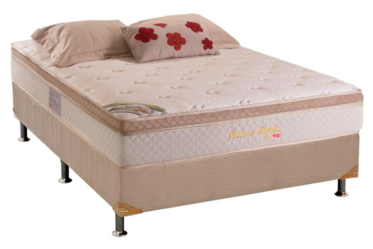 Cama Box CRC +Colchão Molas Pallace Herval