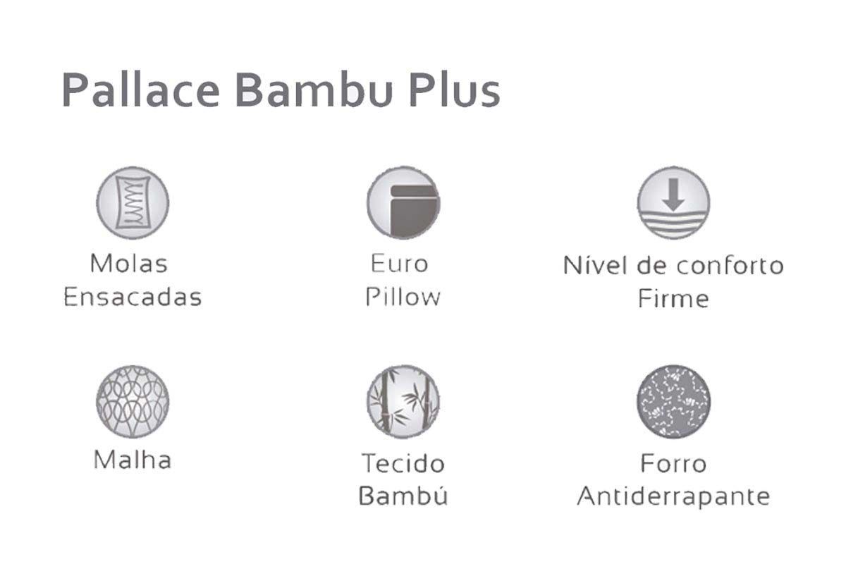 Cama Box CRC +Colchão Molas Pallace Herval