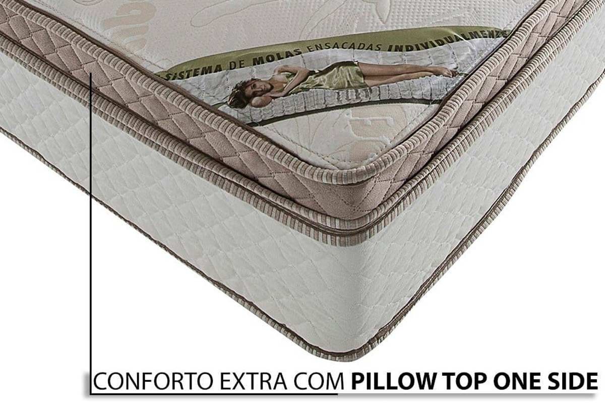 Cama Box CRC +Colchão Molas Pallace Herval