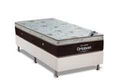 Cama Box Filhão +Colchão Molas Sleep King Ortobom