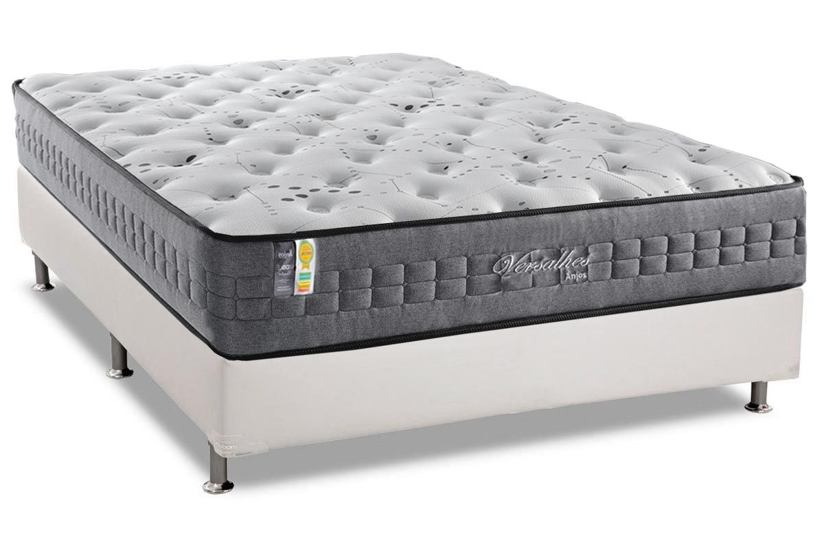 Cama Box CRC +Colchão Molas Versalhes Anjos