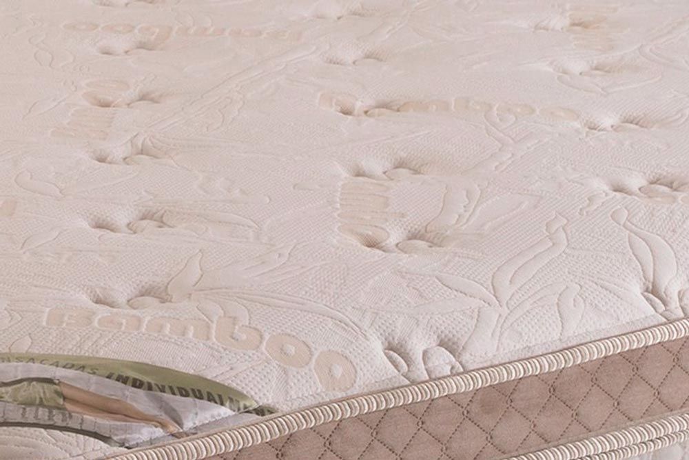 Cama Box Baú CRC +Colchão Molas Pallace Herval