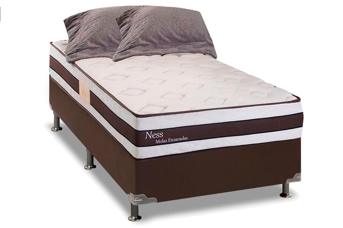 Cama Box CRC +Colchão Molas Ness Herval