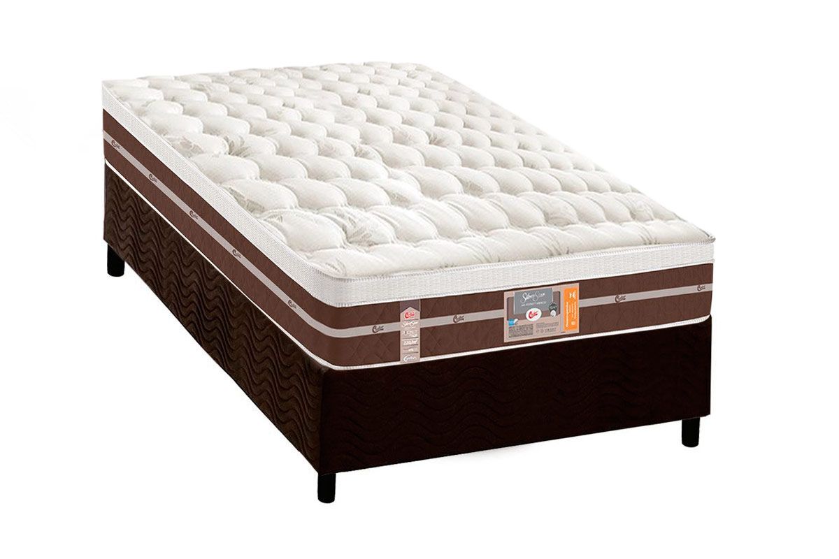 Cama Box CRC +Colchão Molas S Star HD Castor