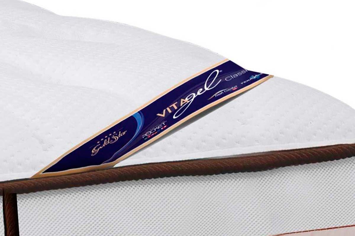 Cama Box Baú CRC +Colchão Molas Classic Castor