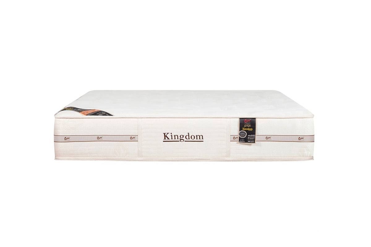 Cama Box CRC +Colchão Molas Kingdom Castor