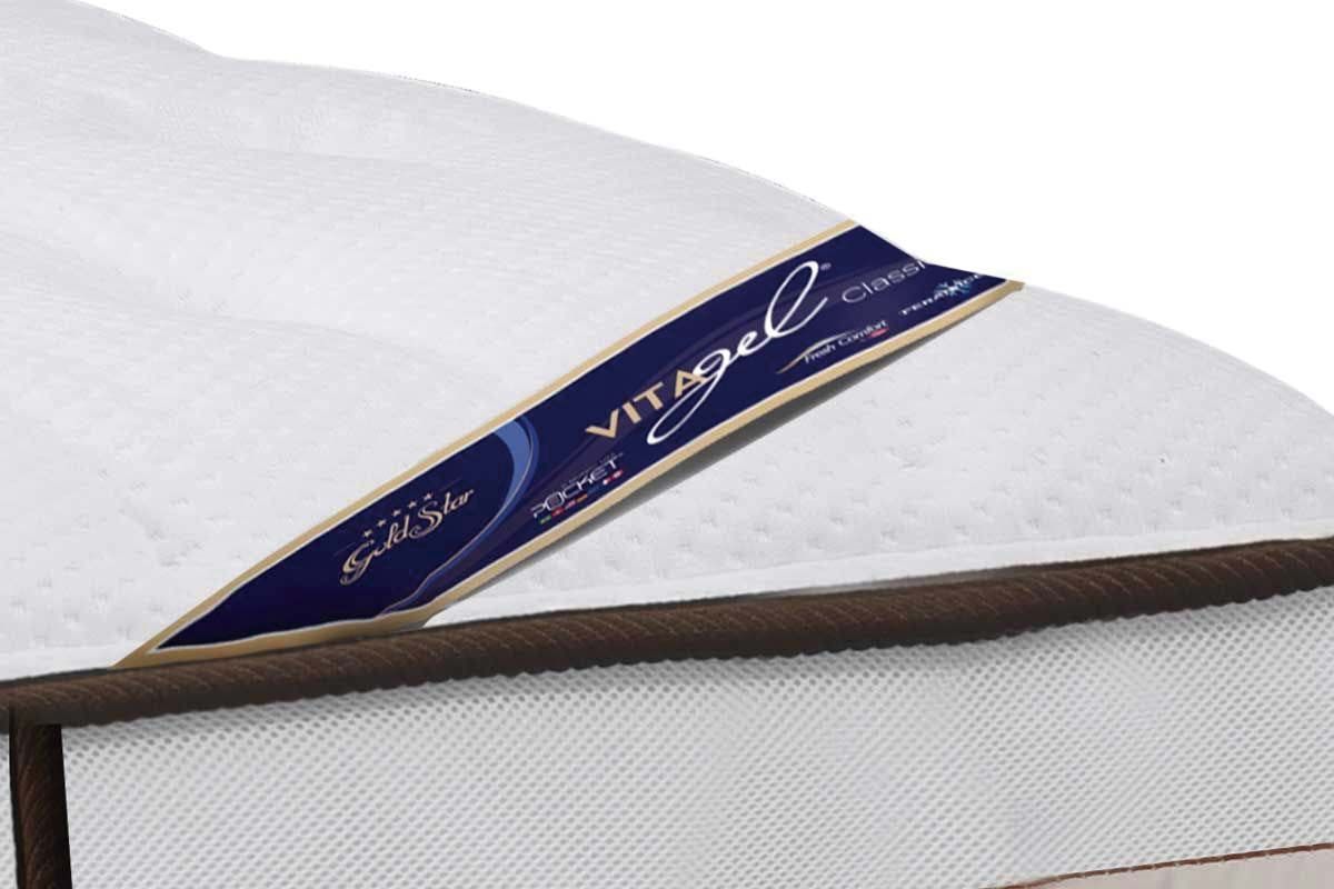 Cama Box CRC +Colchão Molas Class Castor