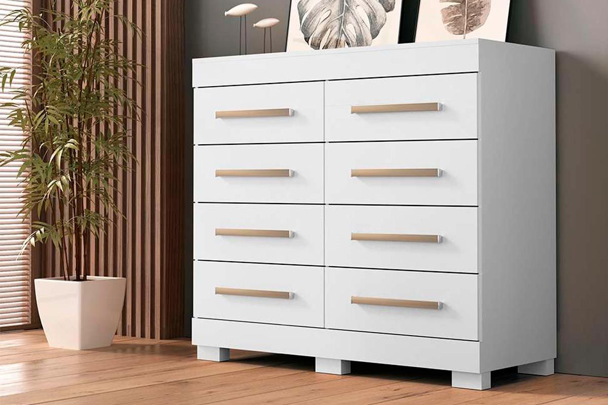 Cômoda Nalu c/8 Gavetas ACP Cômoda Nalu c/8 Gavetas ACP