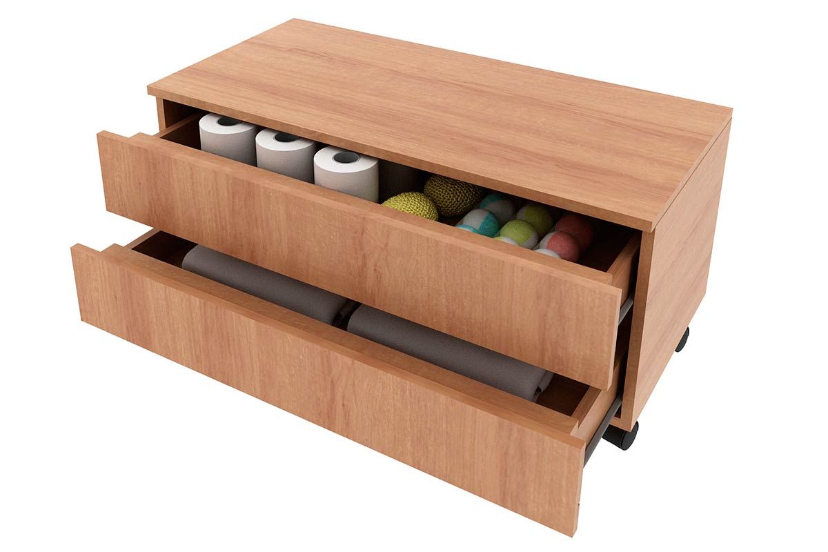 Gabinete Banheiro c/Rodízio BN3603 s/ Cuba c/2 Gavetas 80cm Tecno Mobili Gabinete Banheiro c/Rodízio BN3603 s/ Cuba c/2 Gavetas 80cm Tecno Mobili