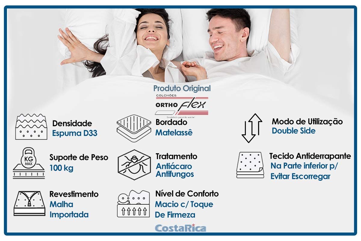 Colchão D33 Orthoflex ComfortPedic Line