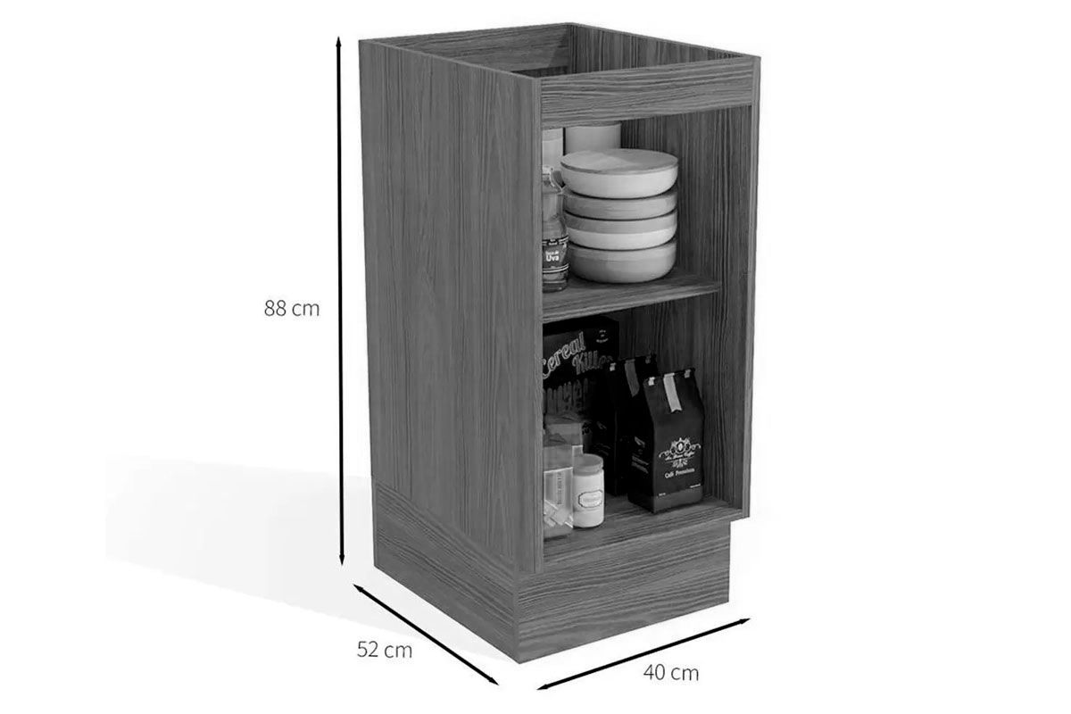 Balcão Cozinha Kappesberg Botanic M621 c/1 Porta s/Tampo 40cm Balcão Cozinha Kappesberg Botanic M621 c/1 Porta s/Tampo 40cm