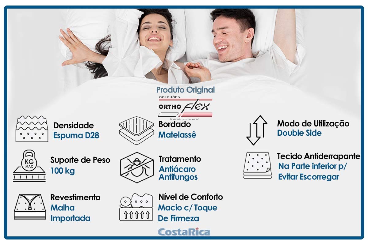Colchão D28 Orthoflex ComfortPedic Line Colchão D28 Orthoflex ComfortPedic Line