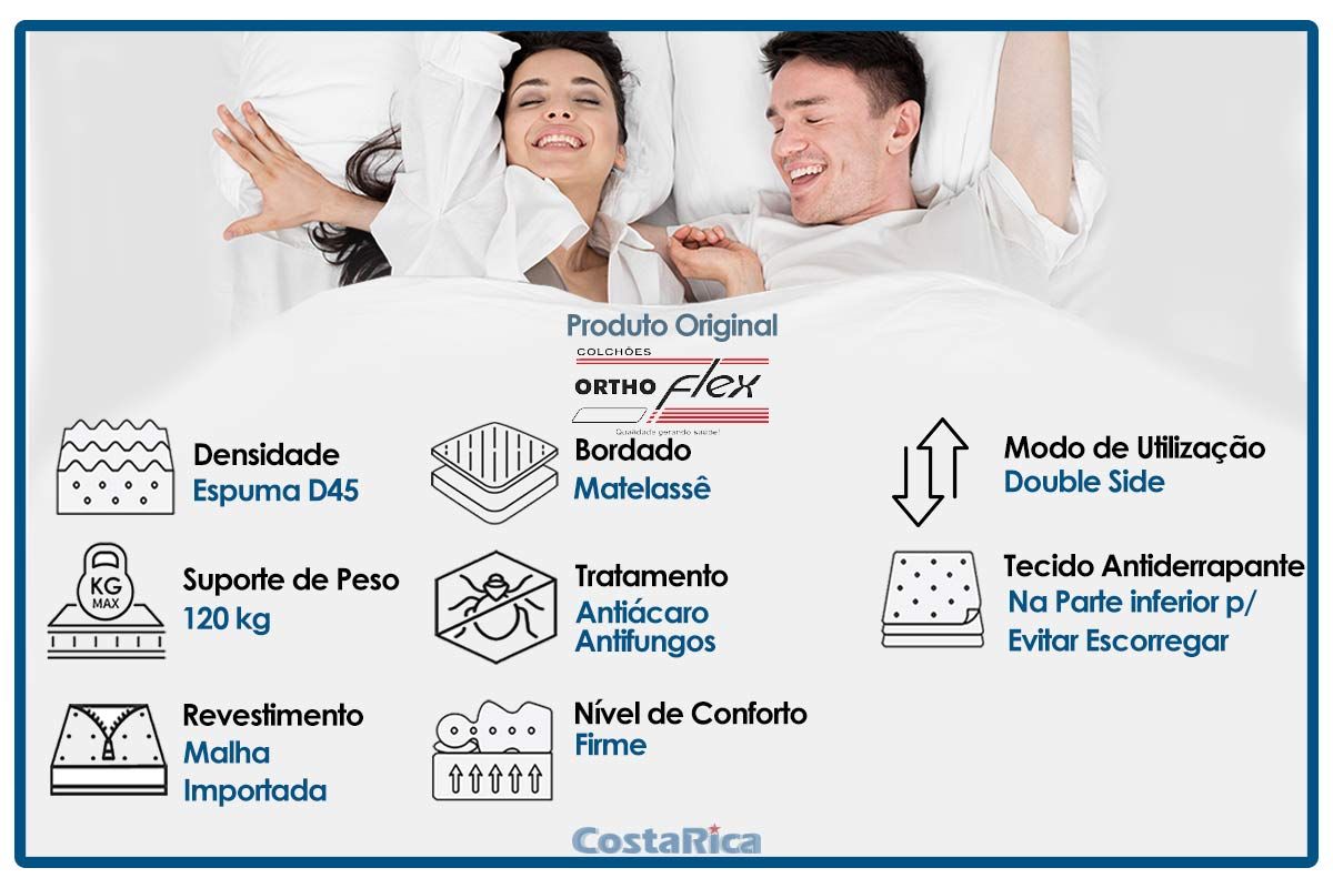 Colchão D45 Orthoflex Comfortpedic Line Colchão D45 Orthoflex Comfortpedic Line