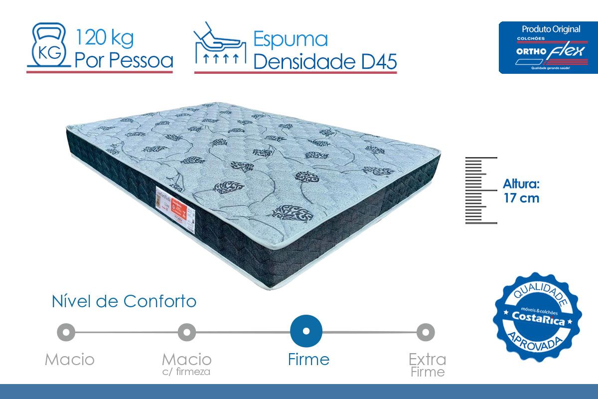 Colchão D45 Orthoflex Comfortpedic Line Colchão D45 Orthoflex Comfortpedic Line