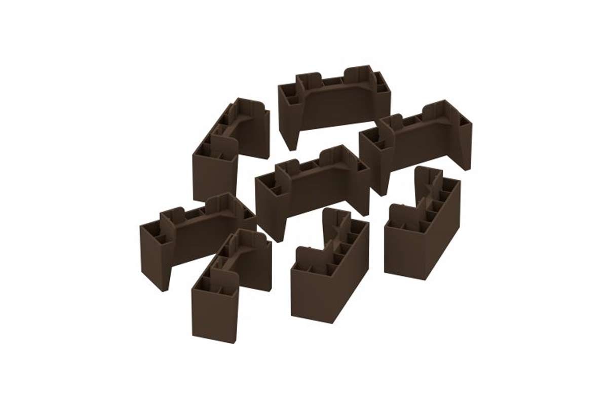 Multiuso Cozinha Henn Kit c/8 Pés PVC p/ Balcão de Cozinha Multiuso Cozinha Henn Kit c/8 Pés PVC p/ Balcão de Cozinha