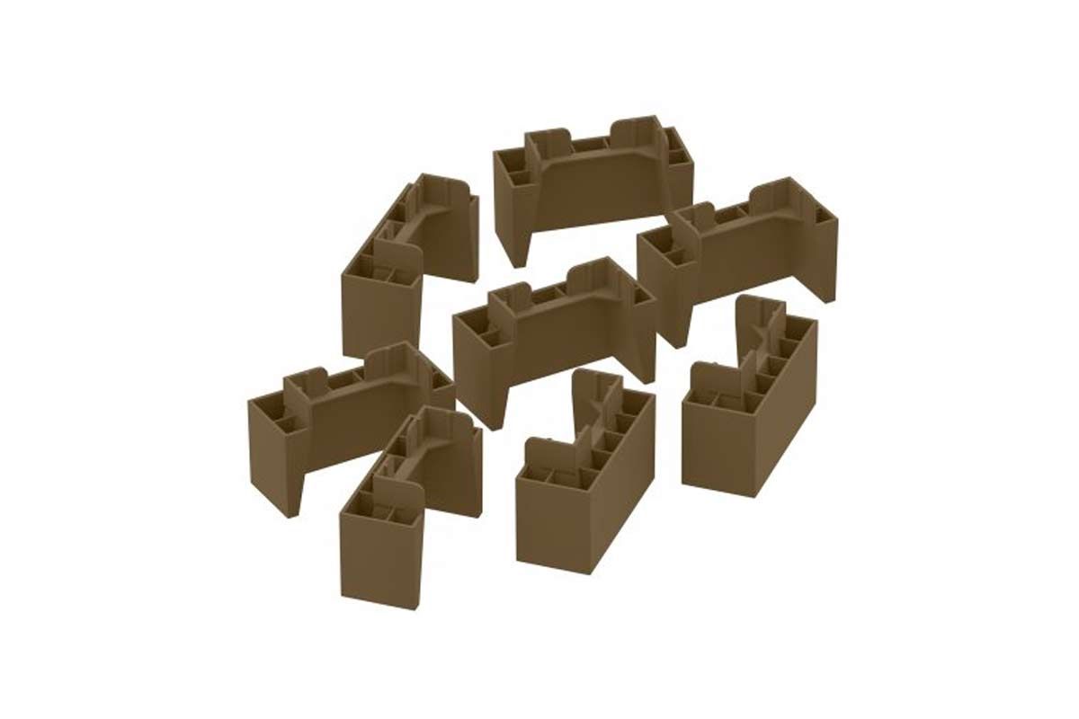 Multiuso Cozinha Henn Kit c/8 Pés PVC p/ Balcão de Cozinha Multiuso Cozinha Henn Kit c/8 Pés PVC p/ Balcão de Cozinha