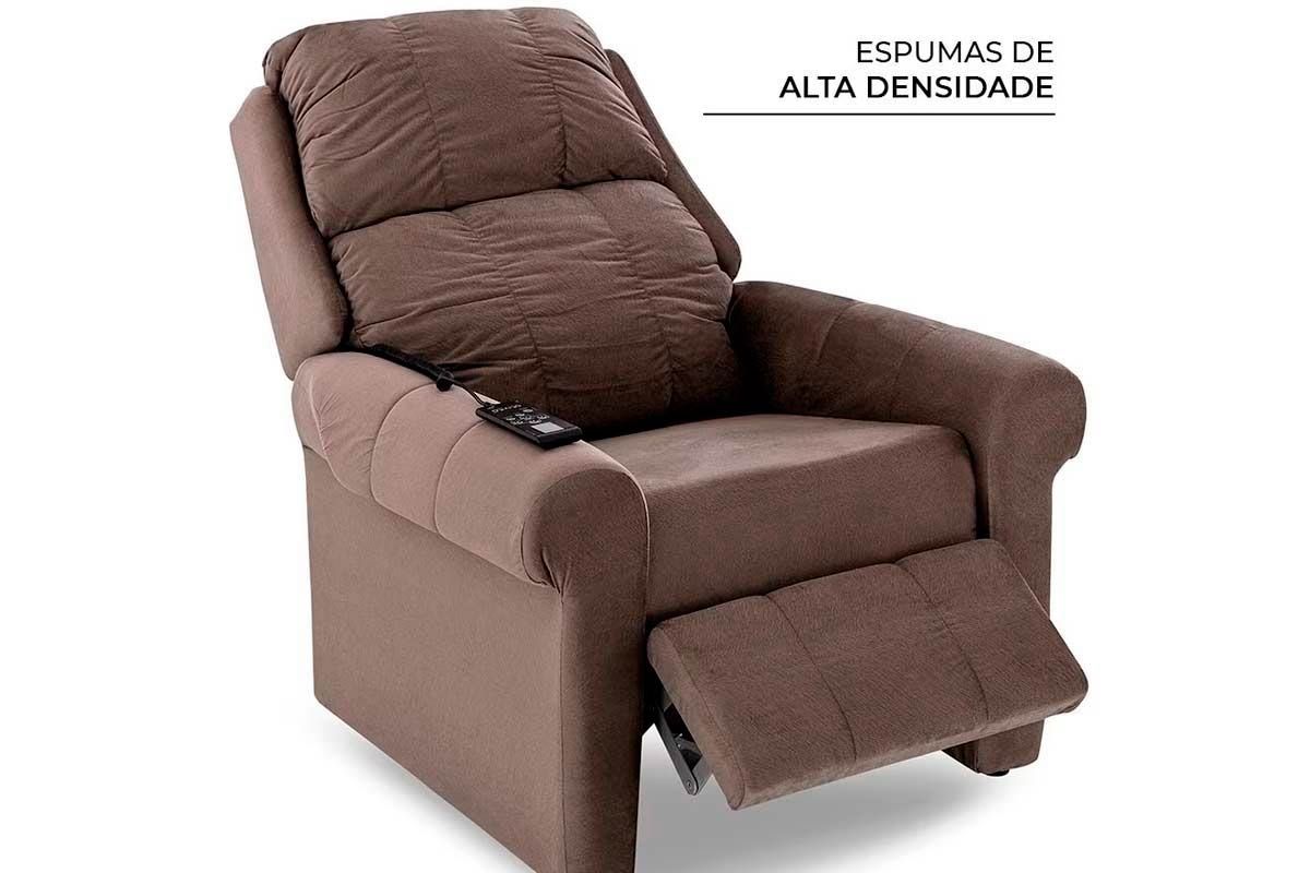 Poltrona Reclinável p/ Sala c/Massagem MH 1216 Two Way Herval Poltrona Reclinável p/ Sala c/Massagem MH 1216 Two Way Herval