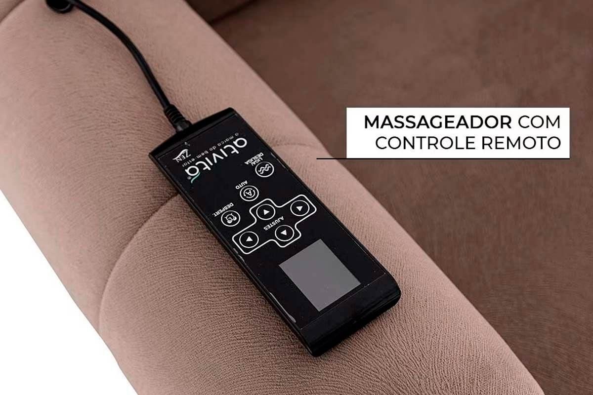 Poltrona Reclinável p/ Sala c/Massagem MH 1216 Two Way Herval Poltrona Reclinável p/ Sala c/Massagem MH 1216 Two Way Herval