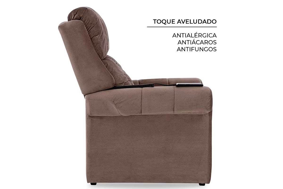 Poltrona Reclinável p/ Sala c/Massagem MH 1216 Two Way Herval Poltrona Reclinável p/ Sala c/Massagem MH 1216 Two Way Herval