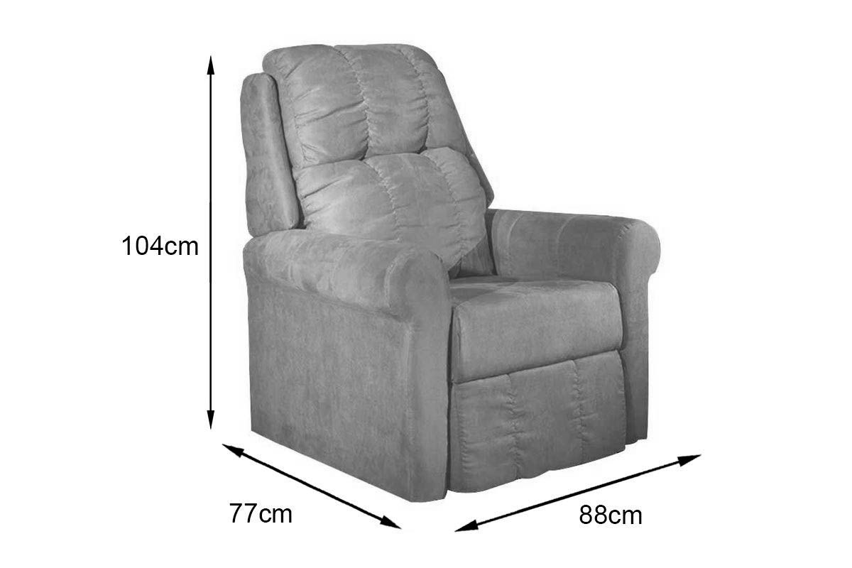 Poltrona Reclinável p/ Sala c/Massagem MH 1216 Two Way Herval Poltrona Reclinável p/ Sala c/Massagem MH 1216 Two Way Herval