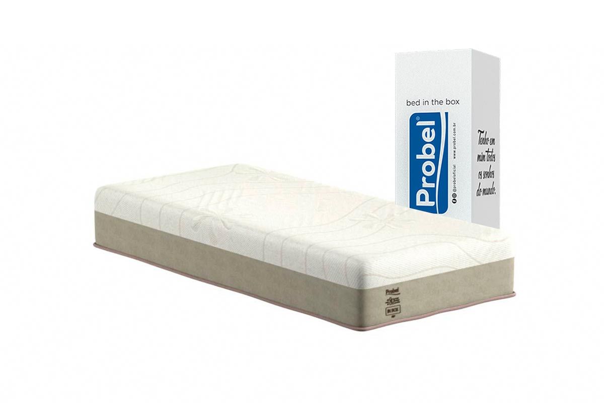 Colchão Espuma Visco Probel Ultra Night Day CaixaSolteiro - 88x188x25