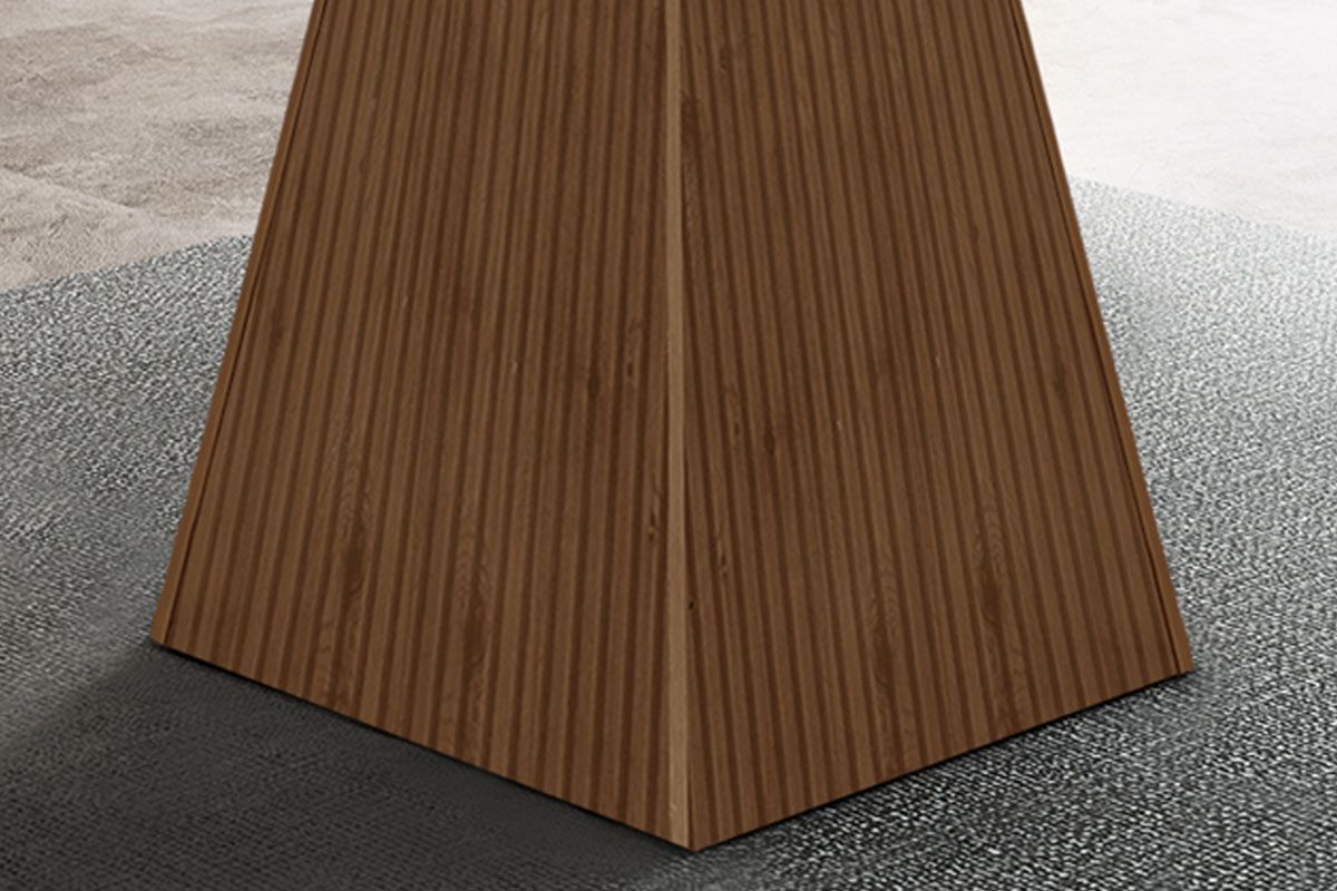 Mesa Jantar Luna c/Tampo MDF/Vidro 90cm Rufato Mesa Jantar Luna c/Tampo MDF/Vidro 90cm Rufato