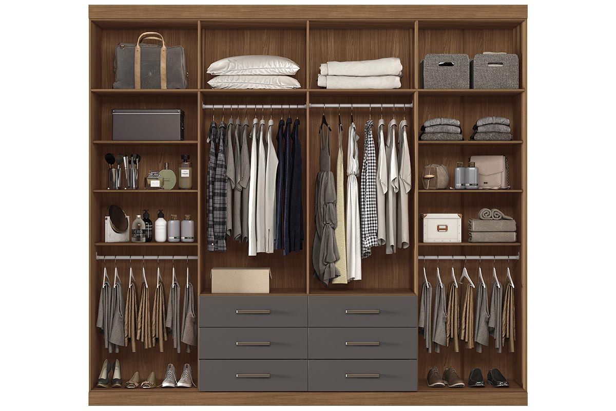 Guarda Roupa Casal 8 Portas Master S. Andirá Guarda Roupa Casal 8 Portas Master S. Andirá