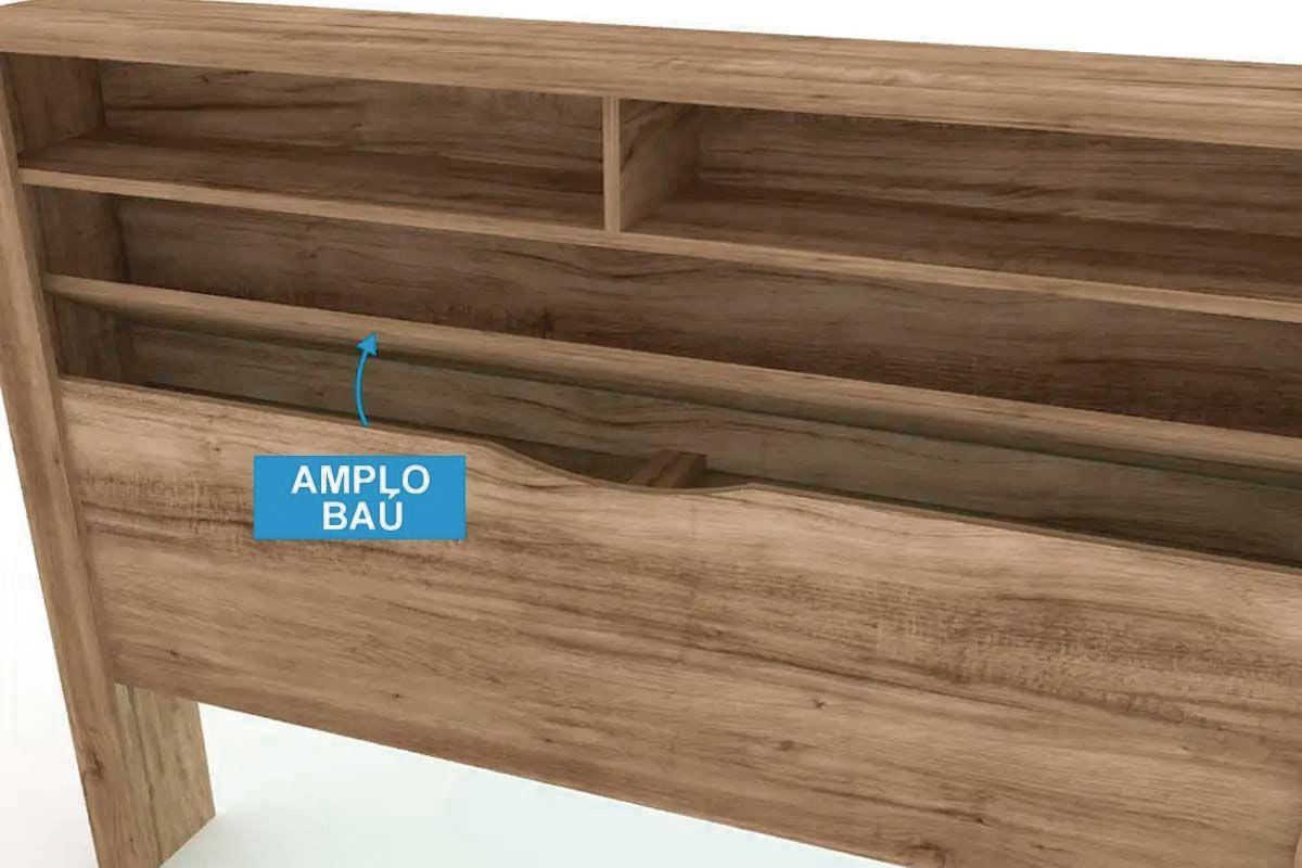 Cama Solteiro Invicta c/Baú S. Andirá Cama Solteiro Invicta c/Baú S. Andirá