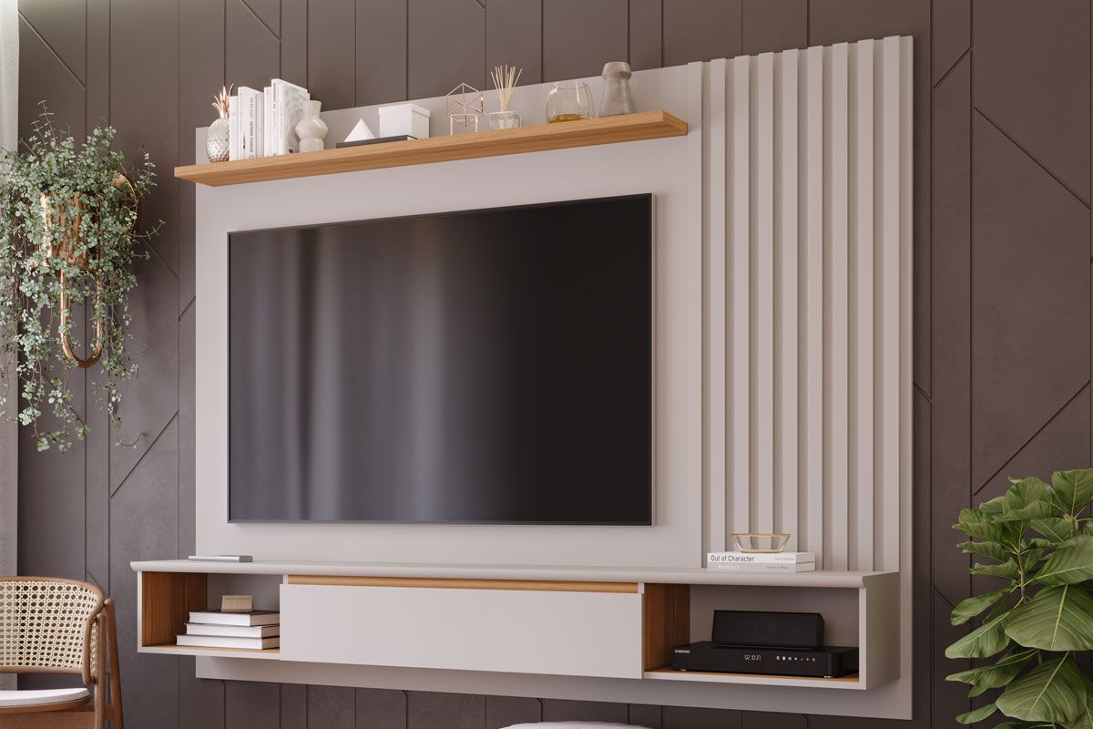 Painel Home p/ TV até 65 Pol Bahamas 215cm Permóbili