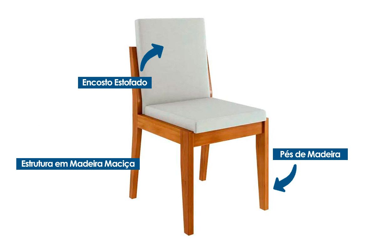 Cadeira Jantar Lady Kit 2Un Nesher Cadeira Jantar Lady Kit 2Un Nesher