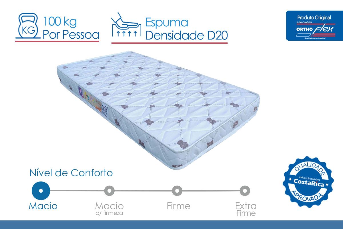 Colchão Orthoflex D20 Baby Flex