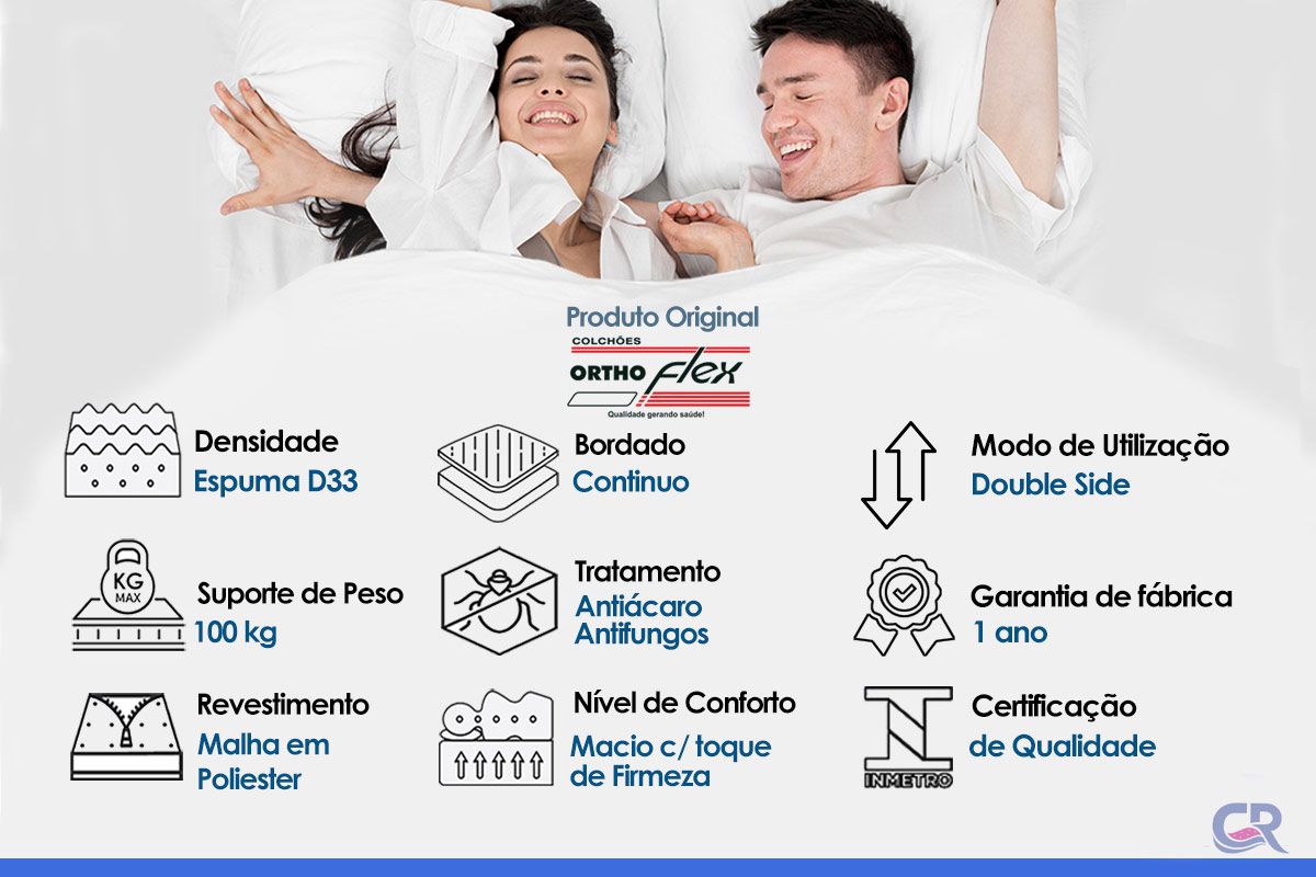 Colchão D33 Orthoflex Comfortpedic Line Colchão D33 Orthoflex Comfortpedic Line